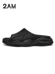 2AM｜Lizard New Technology 3D Printed Slippers, Grid One-Piece Shoes, Bounce Soft Quick-Dry, Couple Shoes, Comfortable and Durable