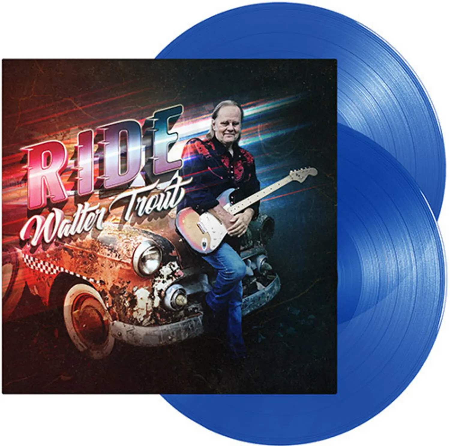 Walter Trout - Ride - Translucent Blue Vinyl (Exclusive)  [VINYL RECORD - LP] Blue, Colored Vinyl, 140 Gram Vinyl