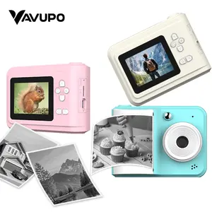 VAVUPO Thermal Printing Camera 48MP Lens 2.4-inch HD Display One Click Print Clear Photos Black & White Souvenirs Daily Life Recorder