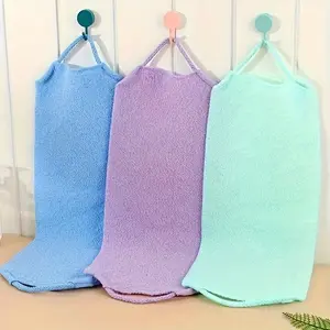 2‑Pack Nylon Back Scrubber Strap Stretch 3× Exfoliating Towel Gently Buffs Away Dead Skin & Stimulates Circulation Ideal for Sauna & Spa