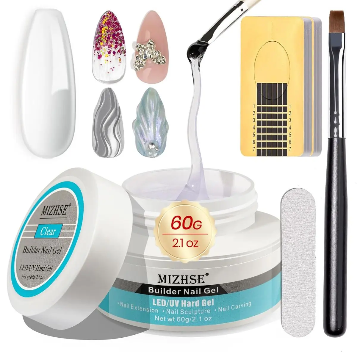 K-60g Clear Builder Gel