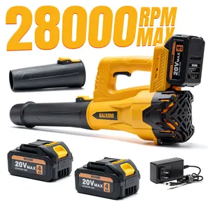 Cordless Leaf Blower，Handheld Electrice Battery Powered Leaf Blower, 170 MPH Speed With 20V MAX 1 Or 2 4.0AH Battery & Fast Charger, Lightweight Lawn Blower High Speed Lawn Blower For Garden Yard Cleanup, Leaves& Debris & Snow, Powerful Patio Air Blower