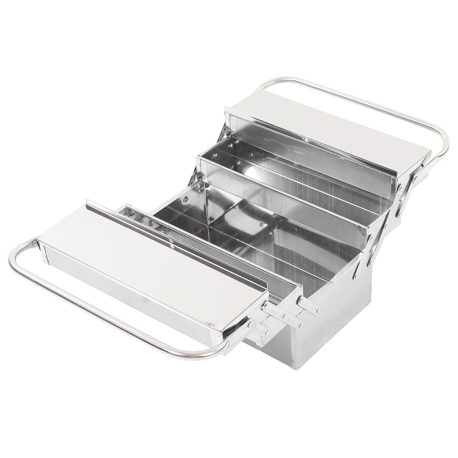 Cantilever Tool Box Rustproof High Hardness Retractable Portable Folding