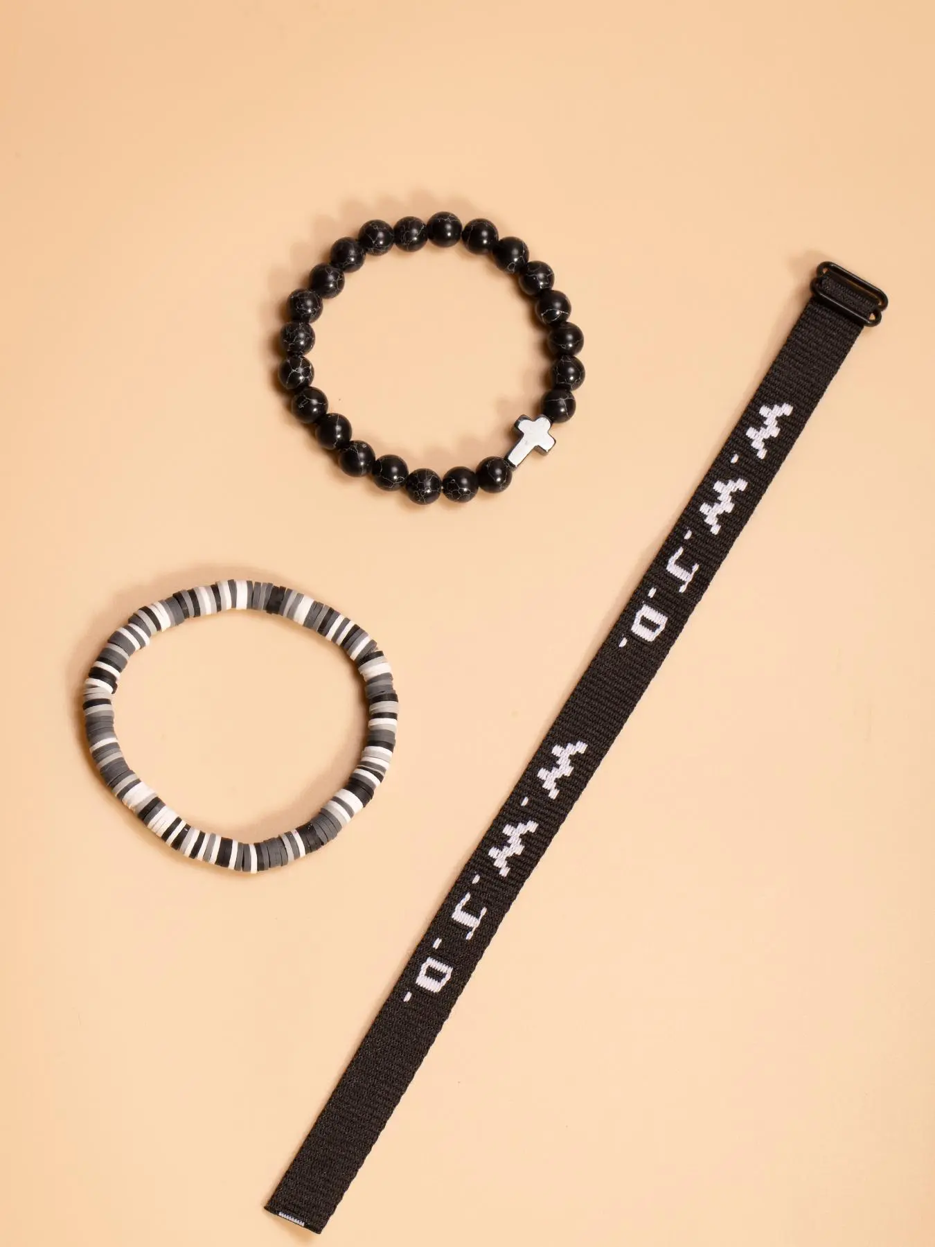 WWJD Letter Design Bracelet, Cross Charm Bracelet for Women & Men, Fashion Jewelry for Party, Daily Clothing Decor, Trendy All-match & Exquisite Jewelry for Gift, Letter Link Bracelet WWJD Letter Design Bracelet, Cross Charm Bracelet for Women & Men, Fashion Jewelry for Party, Daily Clothing Decor, Trendy All-match & Exquisite Jewelry for Gift, Letter Link Bracelet