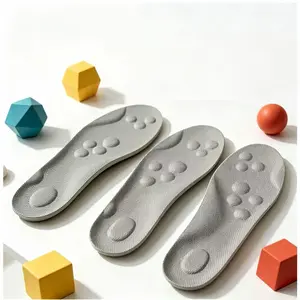 4D Cloud Design Shoe Insoles - Soft Memory Foam Orthotic Inserts for Sports Footwear