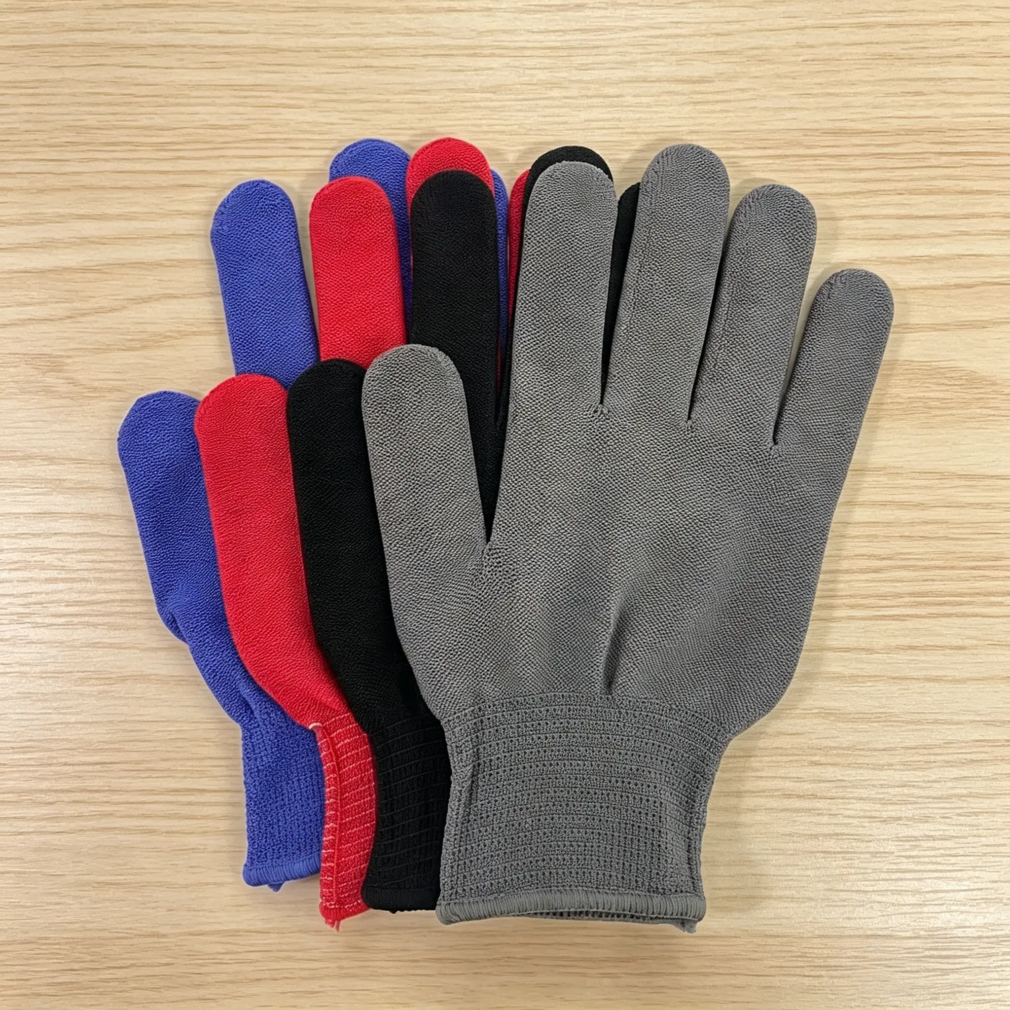 Durable Nylon Beaded Anti-Slip Work Gloves, Full Palm Grip Breathable High Elasticity 22.5cm Length 13.5cm Width One Size Fits All Labor Protection Gloves for Construction, Gardening & Warehouse Work