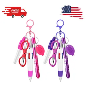 12 pcs Nurse Pen Set Two Colors Pink Purple Include Permanent Marker Pen Pen Lights