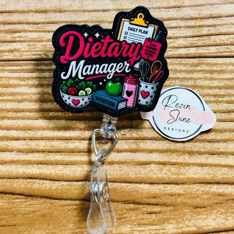 Dietary Manager Badge Reel