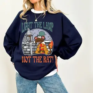 Vintage The Muppet Christmas Carol Shirt, Rizzo The Rat Shirt, Light The Lamp Not The Rat Shirt, Retro Xmas Movie T-shirt