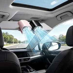 Fathersdaygift【3-Day Delivery】JOYTUTUS 2026 Semiconductor Cooling Car Clip On Fan - 360° Rotation, 100 Speeds Adjustable, LED Display, USB Rechargeable, Wide Clamp, 16℃ Semi-Cooling, 20Hr 3000mAh Battery, Personal Summer Fan for Car DealsforYouDays