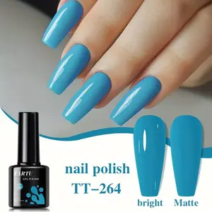 Gel Nail Polish, 8ml Soak Off LED/UV, Blue All Seasons Nail Art, Long-lasting and Quick-Drying, for Home Salon Manicure Gift for Women