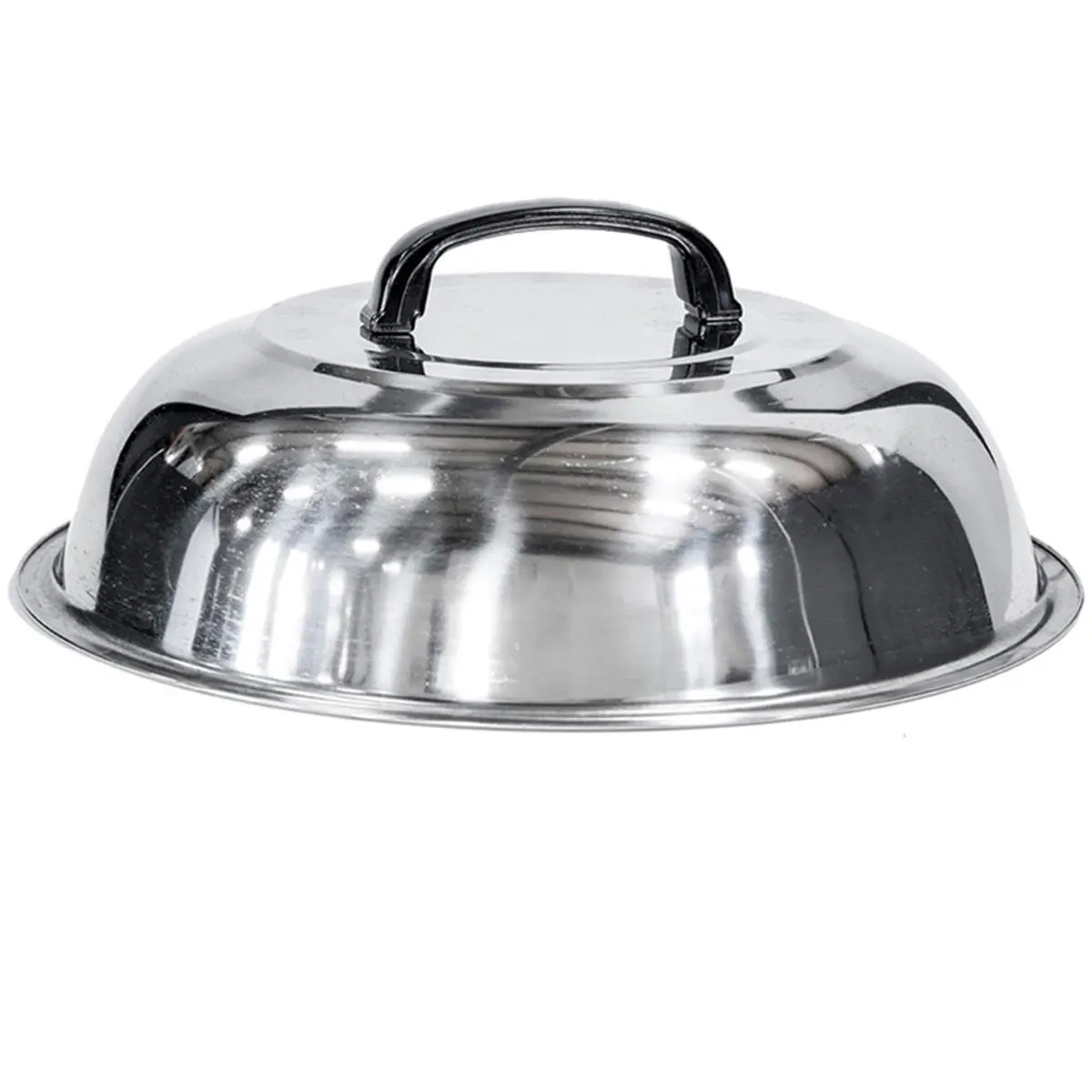 BLACKSTONE 12-in Stainless Steel Griddle Basting Cover - Heat Resistant Oven-Safe Electric Grill Accessory, Ideal for Cheese Melting, Household Kitchen Appliance Add-on