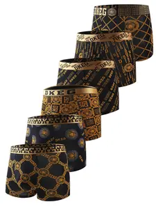 Menswear All Over Print Boxer Brief, Summer Wear 2024, Summer Breathable Underwear, Mens Underwear Shorts for Daily Wear, Daily Casual Underwear, Fall Wear, Fallfreshness, Underwear Boxer Briefs, Casual Style Underwear, Undergarments