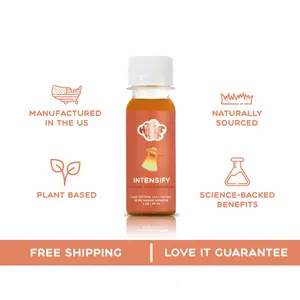 INTENSIFY - Wellness Vitamins Supplement Shots with Myrcene for Enhanced Effectiveness - Support Relaxation & Well-Being
