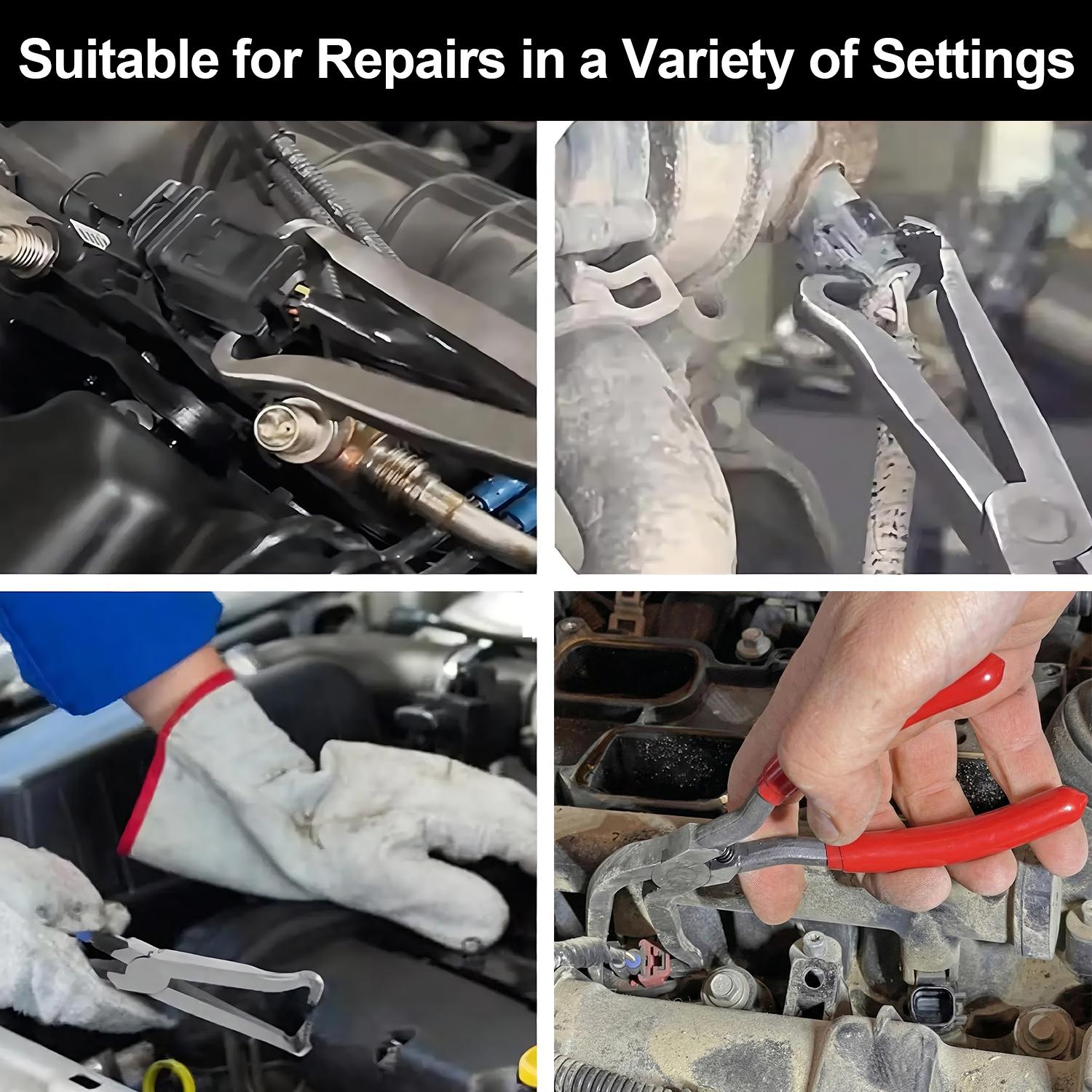 Automotive Electrical Disconnect Plier, 60° Connector Separator Pliers, Electrical Connector Removal Tool, Universal Auto Repair Tool for Most Vehicles