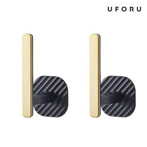 UFORU 6 plastic hooks, multifunctional household storage hooks, can hang keys, hats and towels, self-adhesive hooks, suitable for entrance hallways, bathrooms and bedrooms, Rustproof Wall Mountable Hangers