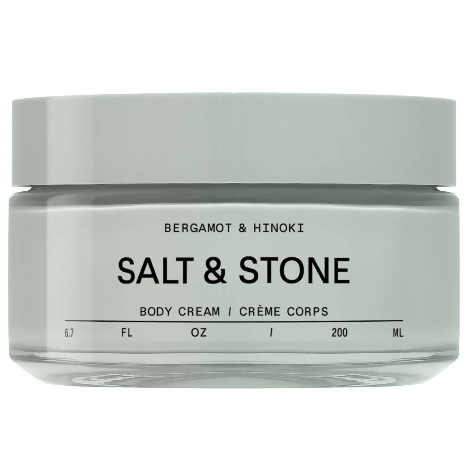 Salt & Stone Body Cream - 200ml Ultra-Rich Body Moisturizer with Argan Oil & Seaweed Extracts for Soft Skin Finish