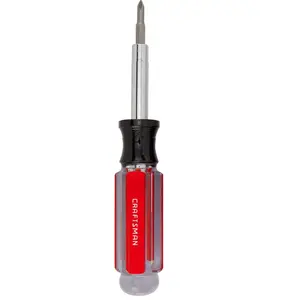 CRAFTSMAN Screwdriver Multi-Bit Set, 6 in 1, Acetate Handle