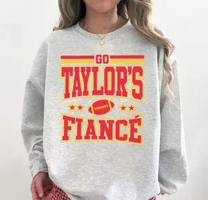 Go Taylors Fiance Sweatshirt Taylor's Fiancé Shirt Tayvis Sweatshirt Football Shirt Game Day Sweatshirt Crewneck Taylor Fan Gift Fiance Era
