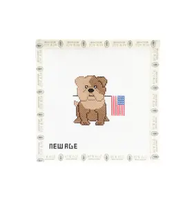 Patriotic English Bulldog Canvas