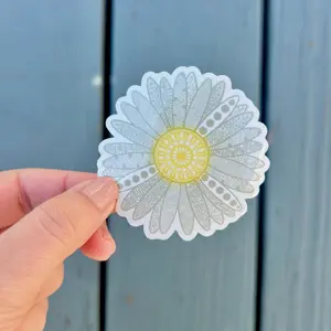 Daisy Sticker, Flower Sticker, Vinyl Sticker