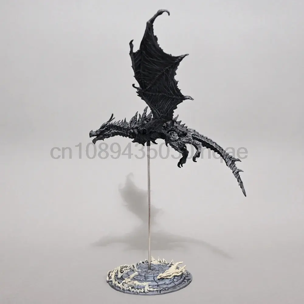 25cm Skyrim Alduin Action Figure Model Toys Dragon Figure Collectible Doll Desktop Ornament Gift For Kids