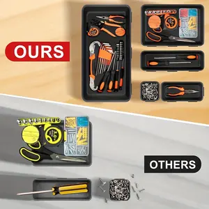 42-Piece Tool Box Organizer Set, Durable Storage Solution for Tools & Accessories, Ideal for Workshop Organization