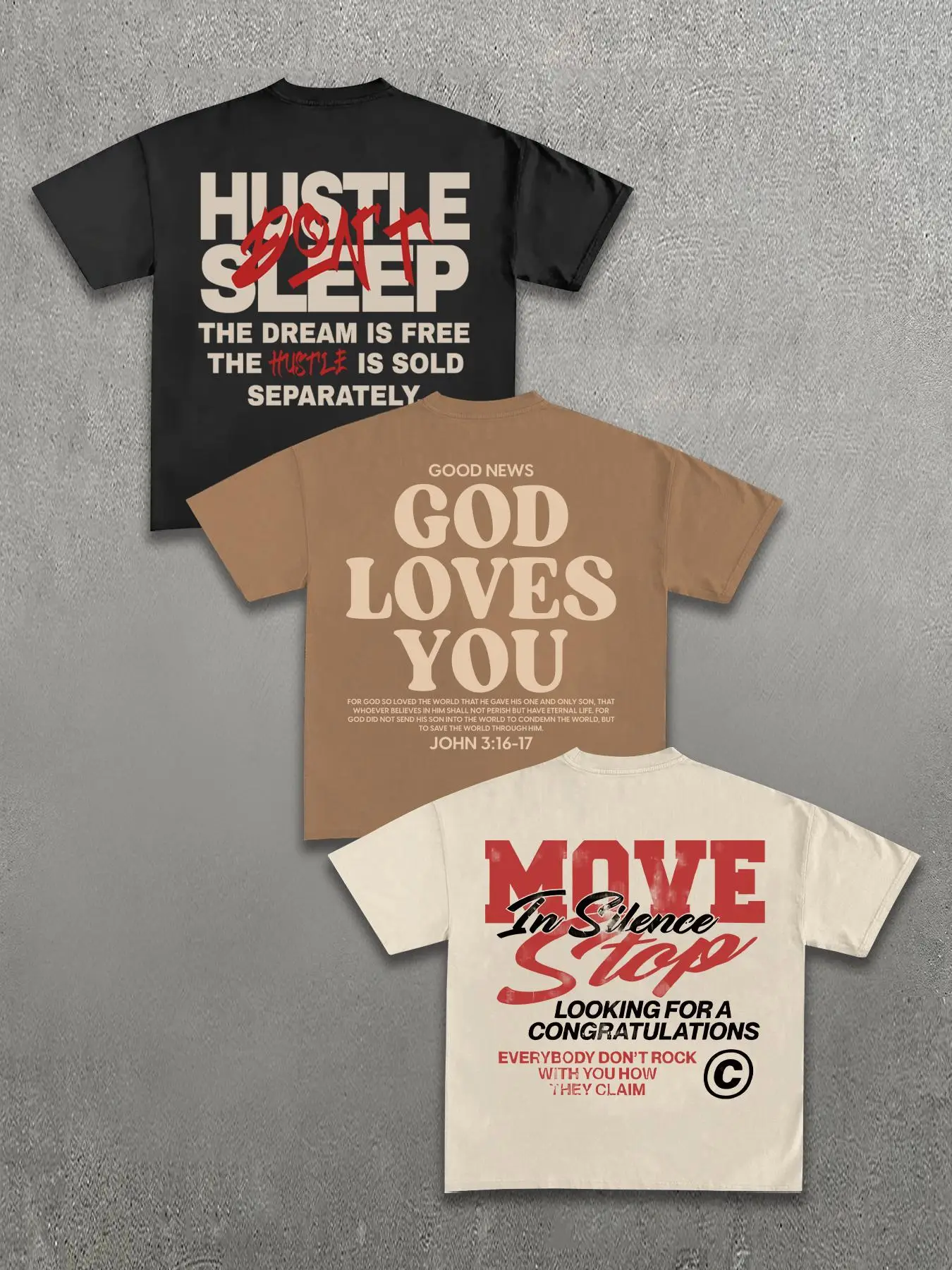 Men's Plain / Letter Print Round Neck Tee, Street Fashion Short Sleeve T-shirt for Daily Wear, Casual Comfy Top for Summer