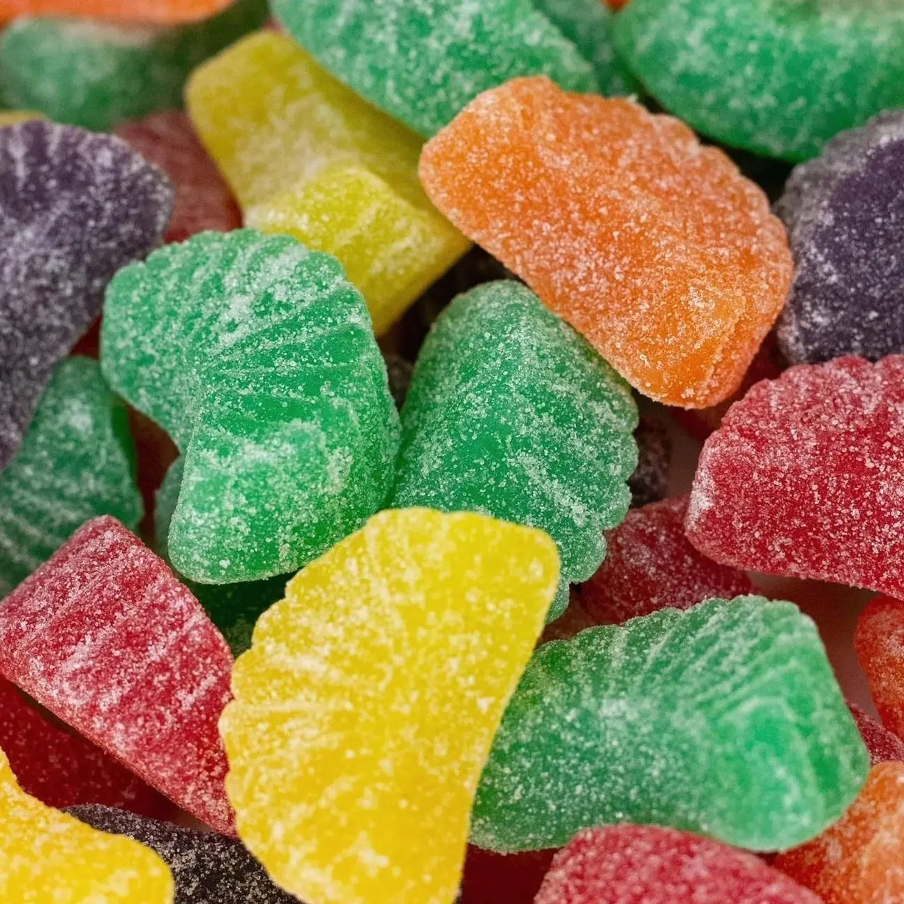 Fruit Slices Jelly Candy, Assorted Flavors, 2 Lb Bag | Orange, Grape, Lemon, Cherry, Lime, Old Fashioned Candy, Gelatin Free Candy