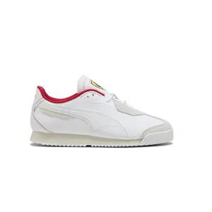 PUMA Mens Scuderia Ferrari Roma Lace Up Sneakers Shoes Casual - White