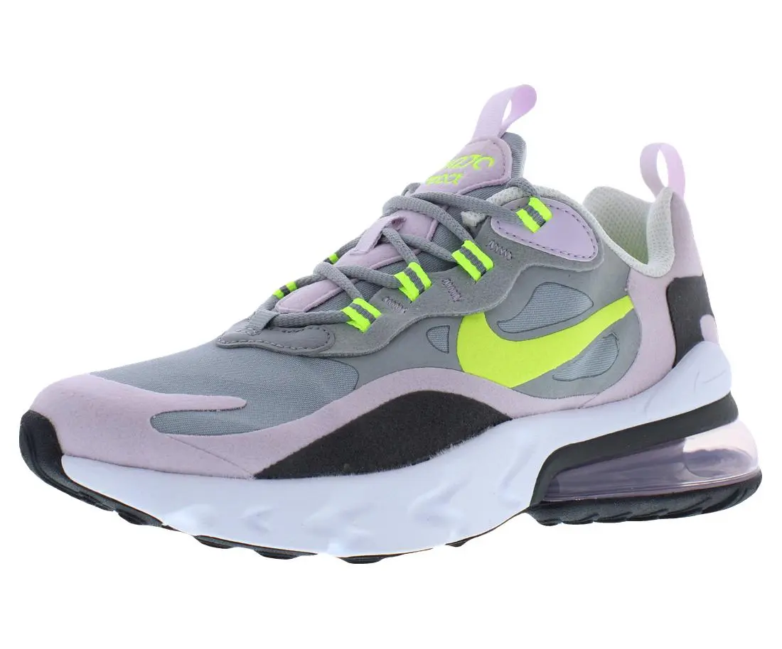 Nike Air Max 270 React GS Boys' Shoes - Cushioned Casual Kid's Sneakers with React Foam, Available in Kids Sizes, Modern Kid's Sneakers