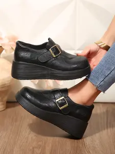 Women's Fashion Sneakers, Platform Height 5cm, Comfortable Daily Wear Shoes, Stylish Artificial Leather Footwear for Women, Walking Shoes, Casual Fashion Shoes