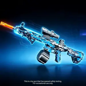M416 Gel Blaster Fully equipped indoor and outdoor play toy quns Including goggles dot sights tactical flashlights prepare for battle