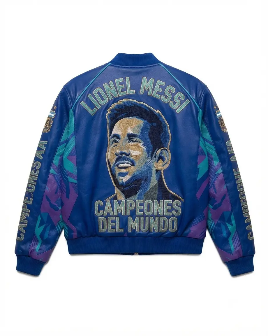 Premium Graphic Leather Bomber Jacket Unisex Casual Fashion Outerwear
