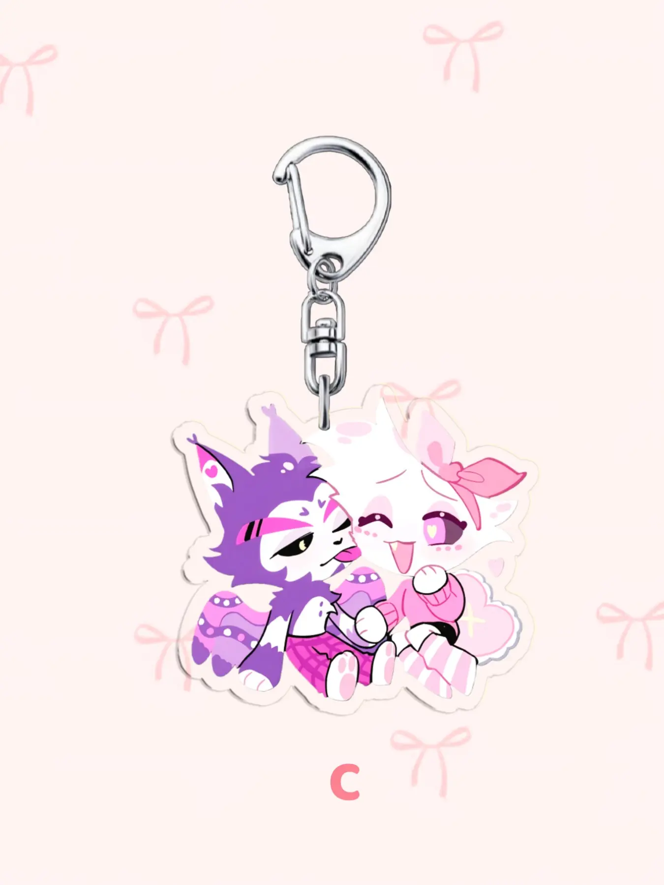 Hazbin Hotel Keychain Collectibles, Acrylic Pendant, Lucifer Alastor Vox Collection, Perfect Gift for Fans, Party Favor, Available in 1 or 7 Pieces