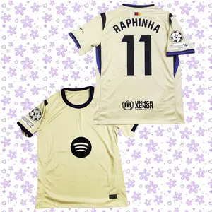2024-25 Away Champions League Short Sleeve Jersey – Raphinha #11