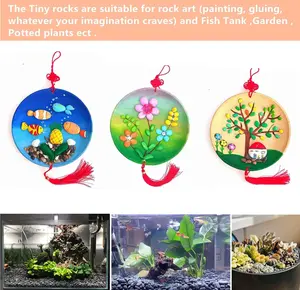 120PCS Painting Rocks, DIY Rocks Flat & Smooth Kindness Rocks for Arts, Crafts, Decoration, Medium/Small/Tiny Rocks for Painting,Hand Picked for Painting Rocks…