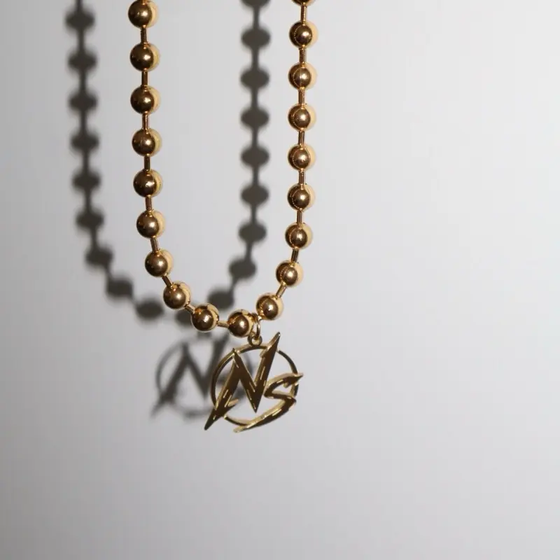Gold Node Society Logo Beaded Chain