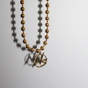 Gold Node Society Logo Beaded Chain