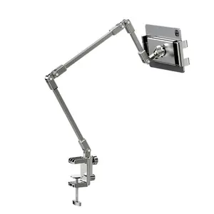 Full Metal Arm Lazy Man Phone Stand, Desktop Live Streaming Bed Head Adjustable Tablet Holder, Compatible with iPad Stand, Smartphone Cellphone Mount