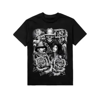Smile Now Cry Later Graphic Street Art Tee Mexico Style Unisex Cotton T-Shirt for Summer Fashion & Daily Wear