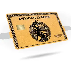 Mexican Express Credit Card  -  or  Aztec Warrior Design - Sticker Decal Cover Wrap 3-Pack - CCS029 ()