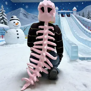 Realistic 3D Dinosaur Costume, Soft Stuffed Dinosaur, Halloween Christmas New Year Cosplay, Theme Party Prop, Plush Toy Gift, Funny Birthday Present, Super Soft Fluffy