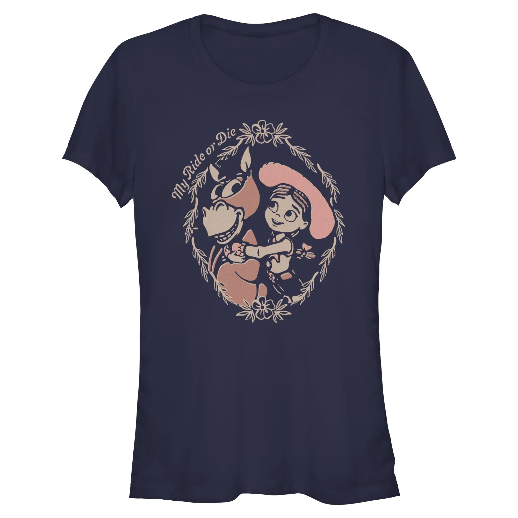 Juniors Womens Toy Story 5 Jessie And Horse My Ride T Shirt