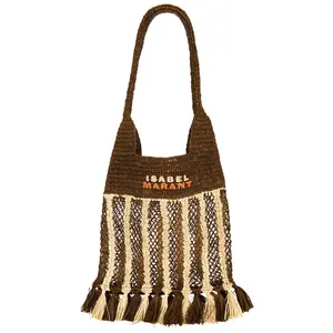 Isabel Marant Praia Small Bag in Natural & Brown