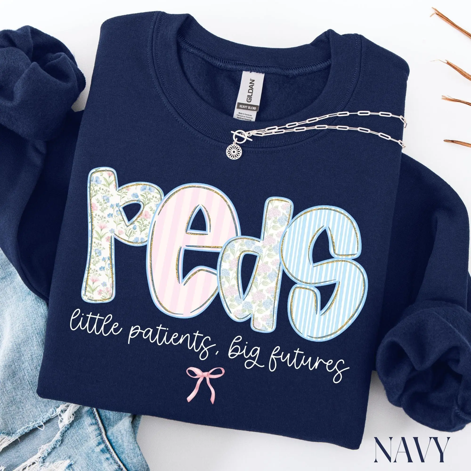 Peds Nurse T-Shirt & Sweatshirt - Pediatric Crewneck, Pediatrician Gift