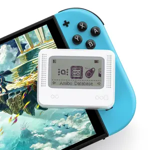 NFC Tag Emulator for Switch, Wii U & 3DS - Game Data Writer with 4000+ Saves, 70+ Game Support, Auto UID Regeneration, Unlimited Scans, 1.2" LCD, USB-C Rechargeable, Gift for Man Father's Day