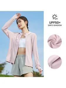CAMEL Sunblock Women's Ice Silk Quick Drying Skin Clothing UV Protective Coat Outdoor Sun-protective Clothing