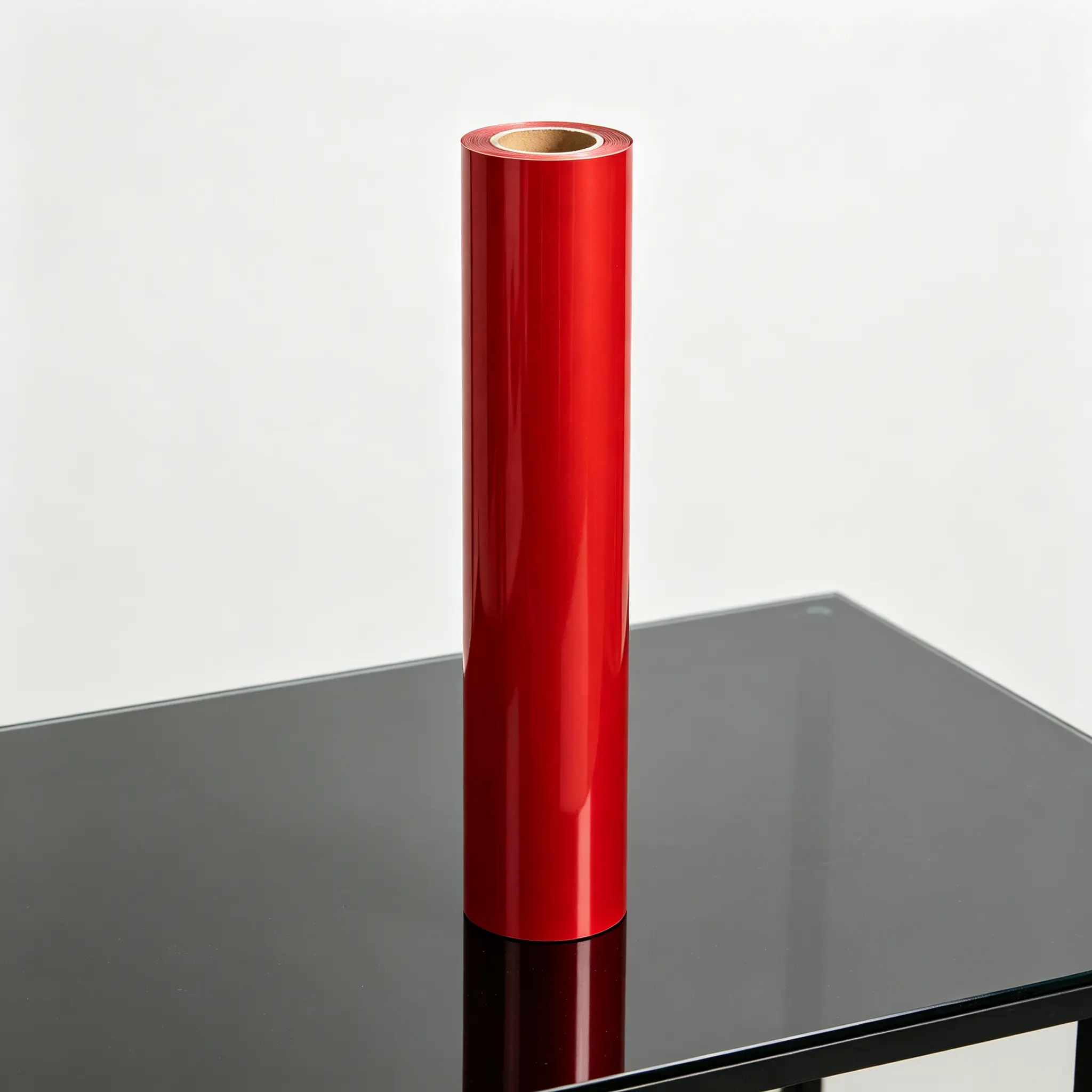 Glossy Smoke Red Automotive Vinyl PVC Adhesive Roll - 12in Wide x 60in Headlight Tint Wrap Sheet, Easy-Apply Custom Cut for Cars/Motorcycles Headlights/Taillights
