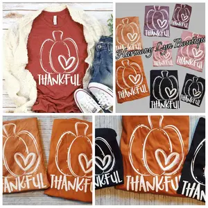 Thankful Pumpkin mommy and me shirts